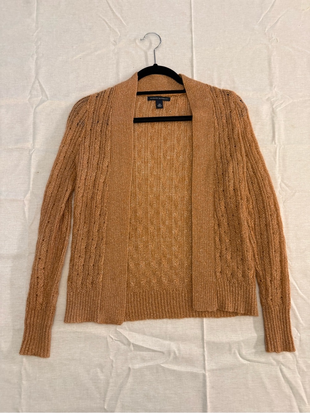 Banana Republic Women's Open-Front Cable Cardigan